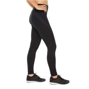 Shape Brand Black Geo Embossed Moto Leggings NWT